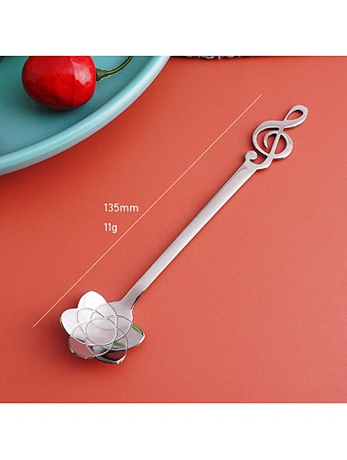 sunflower spoon, mini silver spoon