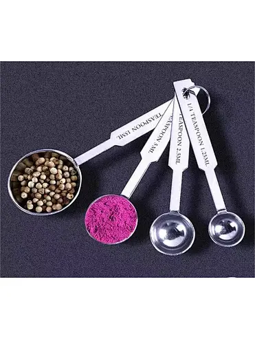 measuring teaspoon set stainless steel