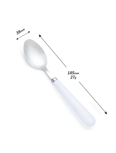 white handle cutlery cheap cutlery spoon
