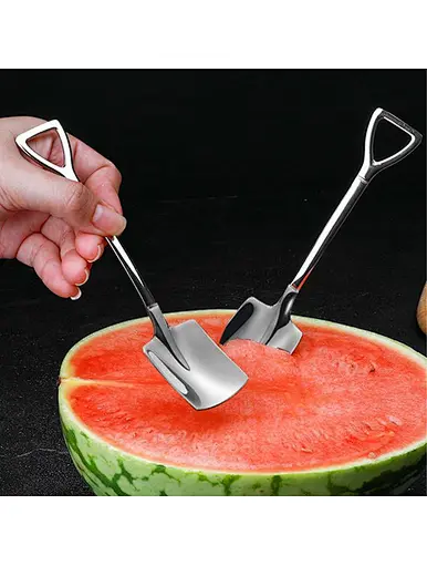 mini shovel spoon, fruit spoon