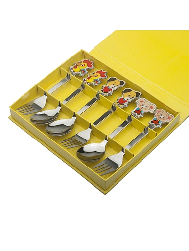 stainless steel silver forks and spoons