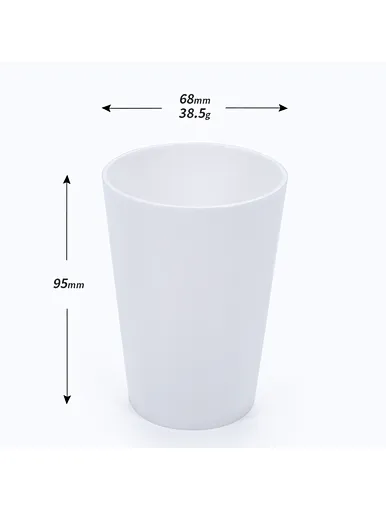 white cola cup