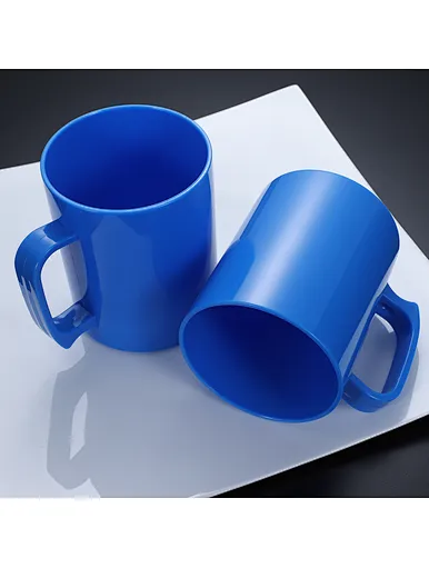 custom plastic mugs with handle