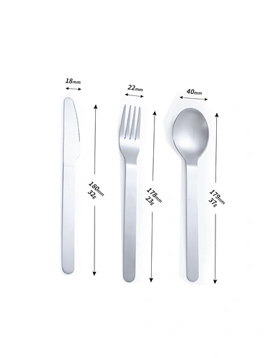 stainless steel travel silverware