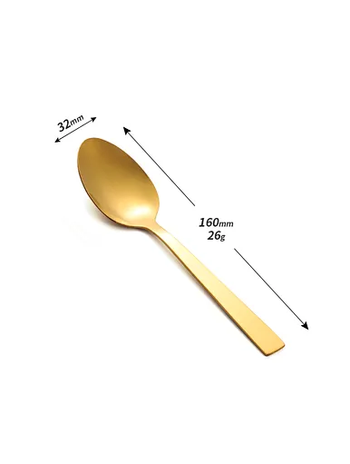 gold tea spoon stainless steel coffee spoon