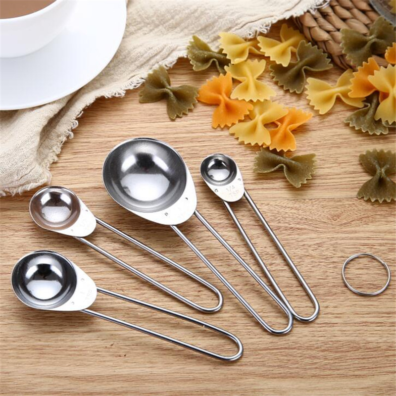 stainless steel tsp measuring cups & spoon set