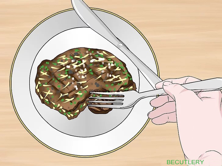 how to use spoon and fork knife？ steak knife fork