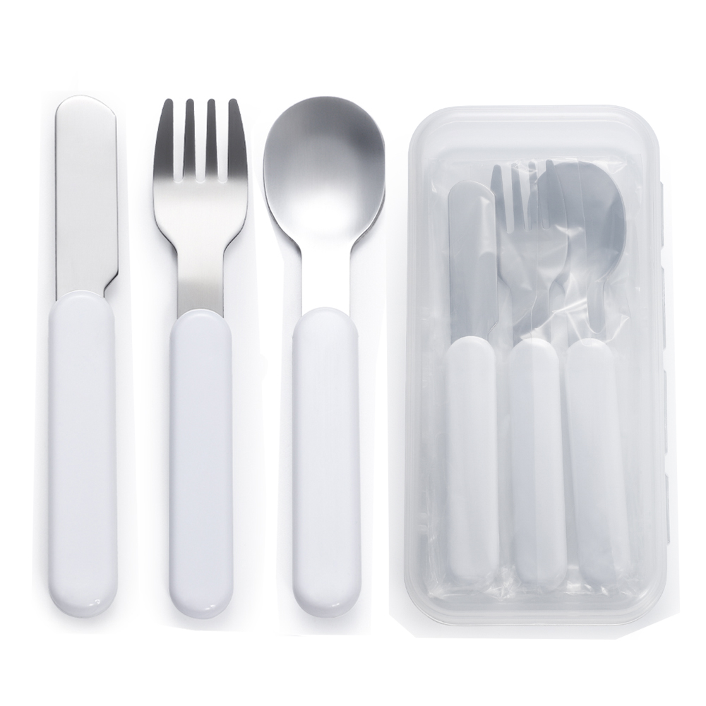 sublimation cutlery set with plastic case