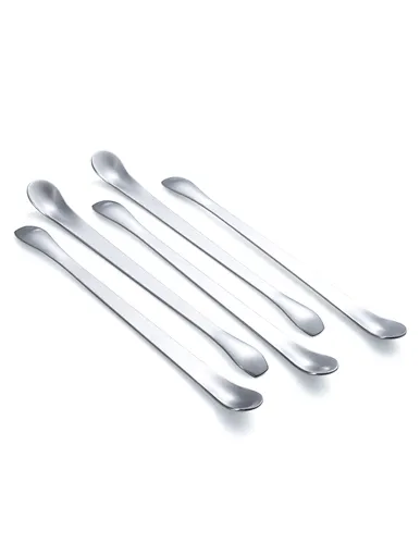 double sided spoon, stainless steel teaspoon