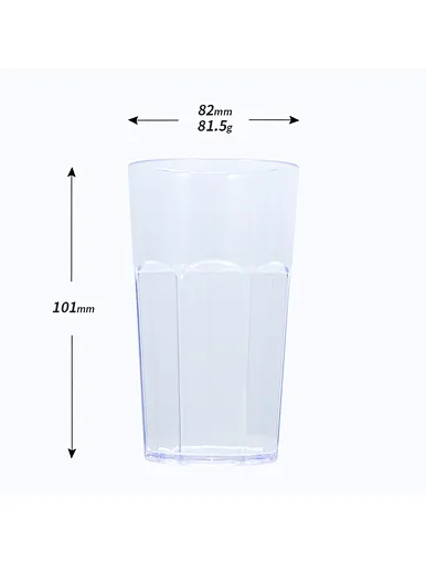 plastic juice glass, beer glass