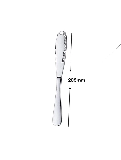 standing butter knife with holes