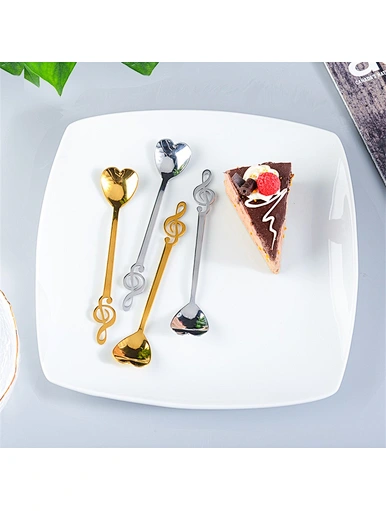 heart shaped spoon dessert spoon