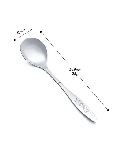 round soup spoons stainless steel spoon