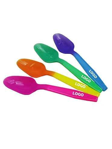 color spoon mini plastic spoon