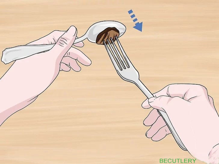 how to use spoon and fork knife？Fork and spoon function the same