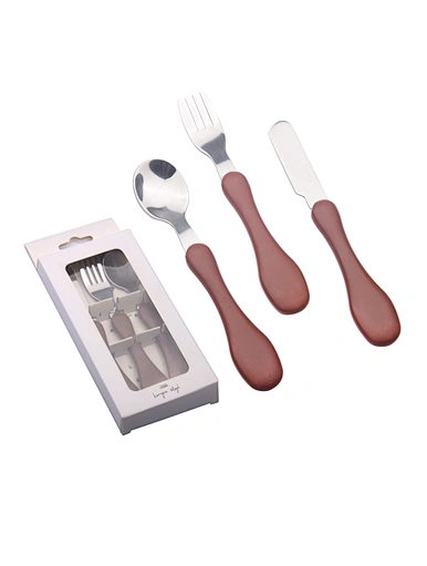 grey cutlery set knife and fork spoon set