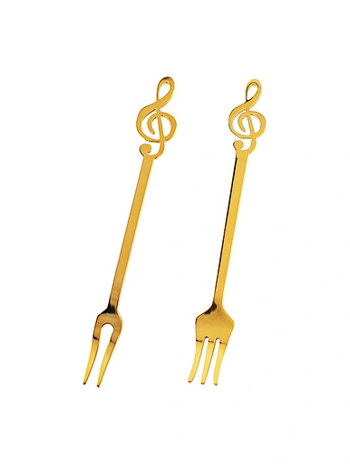 gold dessert forks stainless steel dinner fork