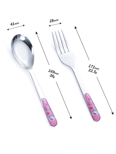 silver spoon and fork set childrens silver cutlery set