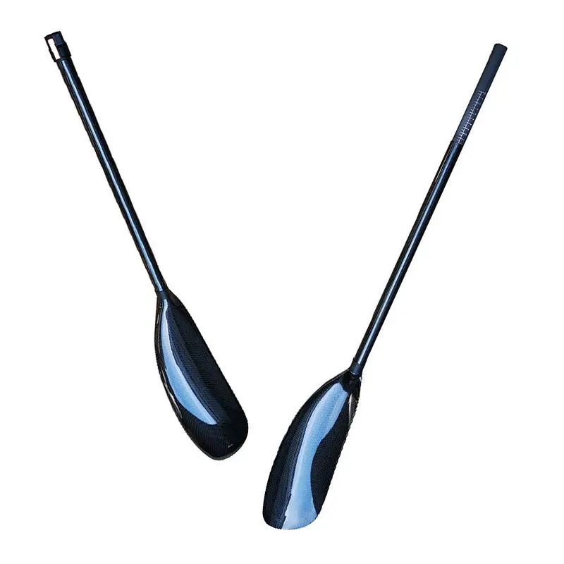 2 Pieces Split Piece KX Customized Wing Kayak Manufacturers Kayak Paddle Carbon Fiber with Aluminium Adjuster