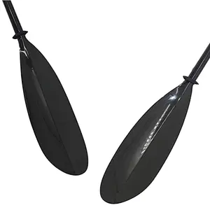 4 Pieces Adjusstable Carbon Fiber Sea Kayak Paddle with Aluminium Adjuster
