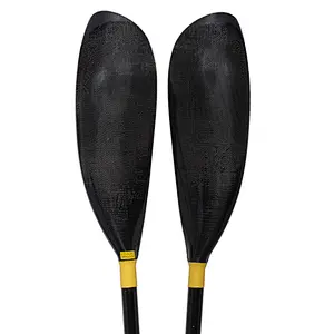 KIDS-MAX New Arrival Latest Design Customized Length 2 Pieces Carbon Fiber Kayak Paddle Manufacture with 10cm Ferrule Adjuster
