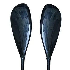2 Pieces KXI Best Selling Durable Using Wholesale Full Carbon Fiber Kayak Paddle Supplier with Aluminium Adjuster