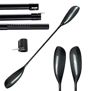 2 Pieces Split PieceK-SE Unique Design Hot Sale Carbon Fiber Kayka Paddle replacement compleet With Aluminium Adjuster
