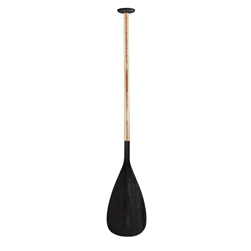 Bent Shaft Hybird Wooden Shaft Carbon Fiber Blade Outrigger Canoe Paddle