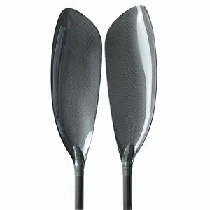 2 Pieces KIV-M Best Selling Wing Paddle Carbon Fiber Kayak Paddle Adjustable Manufacturers With Aluminium Adjuster