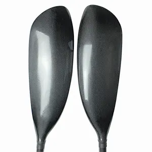 2 Pieces KIV-S Low Price Guaranteed Quality Custom Kayak Paddle Factory Carbon Fiber With Aluminium Adjuster