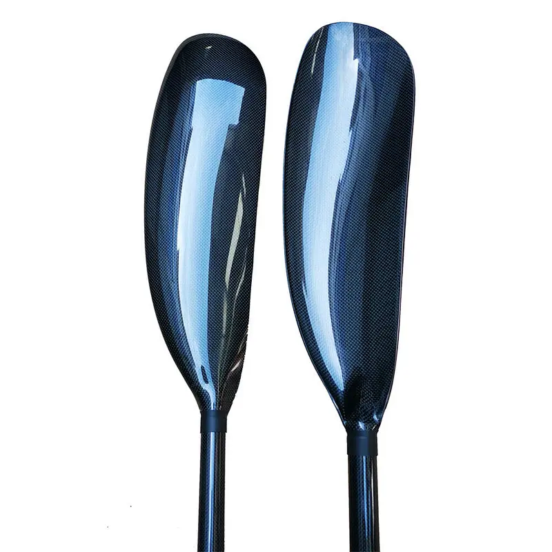 2 Pieces Split Piece KX Customized Wing Kayak Manufacturers Kayak Paddle Carbon Fiber with Aluminium Adjuster