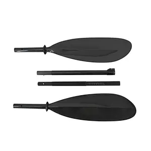 4 Pieces Adjusstable Carbon Fiber Sea Kayak Paddle with Aluminium Adjuster