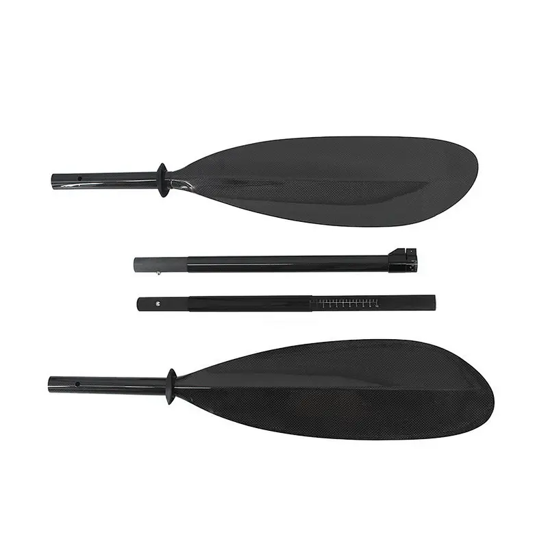 4 Pieces Adjusstable Carbon Fiber Sea Kayak Paddle with Aluminium Adjuster