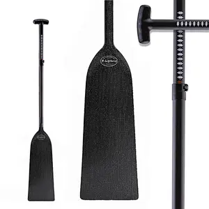 Wholesale IDBF Approved Glossy Adjustable Carbon Fiber Dragon Boat Paddle for Racing