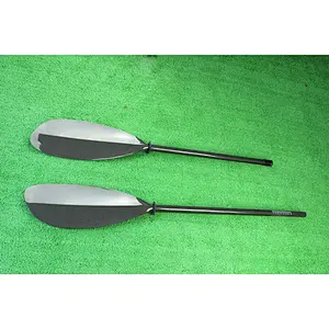 2 Pieces Adjustable Carbon Fiber Touring Sea Kayak Paddle with Aluminium Adjuster