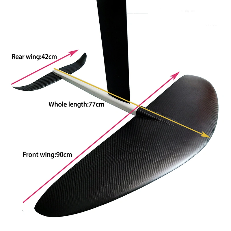 Universal Expedition Big Wing Full Carbon SUP Hydrofoil with Aluminum Parts for Surf Foil