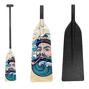 Fixed Diederral Design Customized Carbon Fiber Dragon Boat Paddle