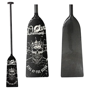 Fixed Glossy Flaches Gesicht Carbon Fiber Dragon Boat Paddle