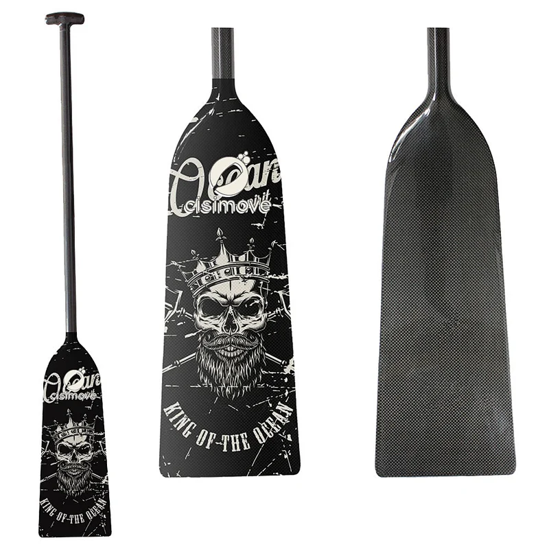 Fixed Glossy Flaches Gesicht Carbon Fiber Dragon Boat Paddle