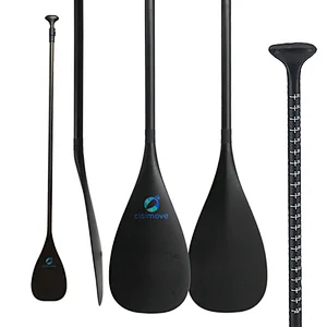 2 Pieces Straight Shaft Adjustable Carbon Fiber SUP Paddle