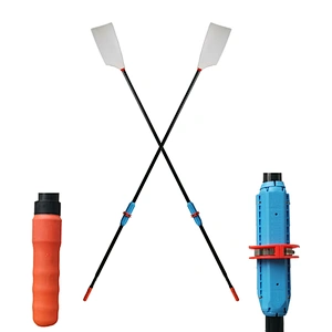 Einstellbare feste Konkurrenz Beste Qualität Skinny Shaft Racing Scull Oars Carbon Fiber Sculling Oars