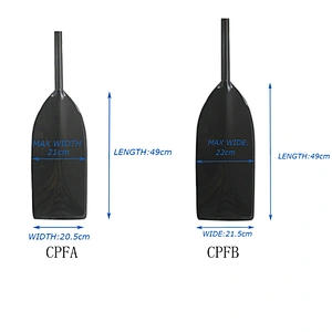 CISIMOVE High Quality 100% Carbon Fiber Blade Like Spoon Catch the Water Canoe Paddle Well for High Performance