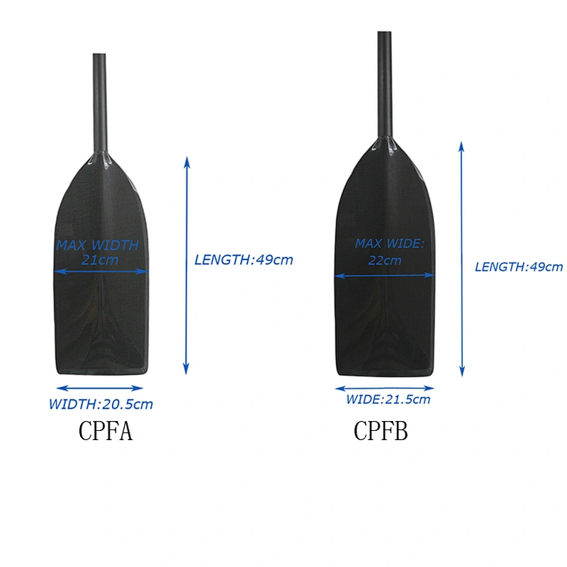 CISIMOVE High Quality 100% Carbon Fiber Blade Like Spoon Catch the Water Canoe Paddle Well for High Performance