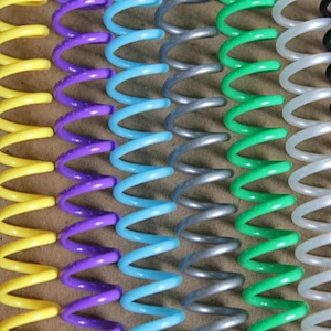 Loose Leaf Binding Used Plastic Coil With Report