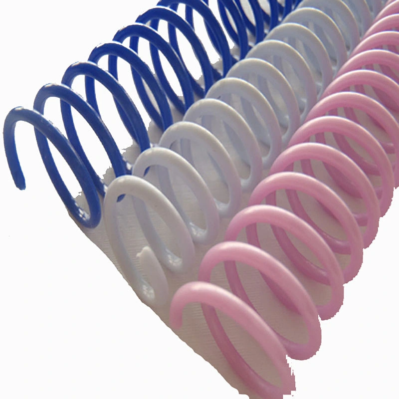 spiral binding for loose leaf notebook