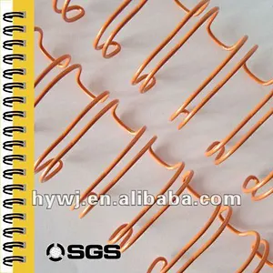 Metal Double Loop Wire Binding Book suitable for our binding machine DWC-520A