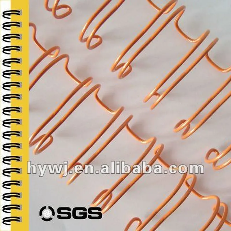 Metal Double Loop Wire Binding Book suitable for our binding machine DWC-520A
