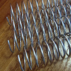 silver color metal coil binding 1 3/4