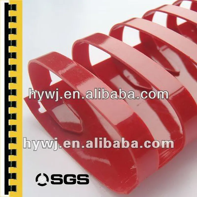 A4 size plastic binding combs office supply