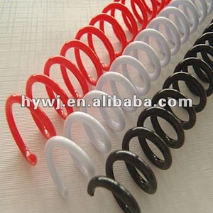 binding supplies environmental material Plastic binding Spiral wire ring